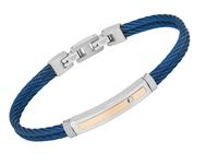Bracciale H2on Uomo Bracciali in Acciaio e oro Diamante HO029-D3G